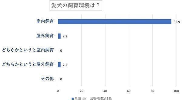 愛犬の飼育環境は?