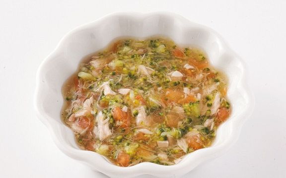 ぶりとブロッコリーのトマト煮 (離乳中期 7~8カ月ごろ)