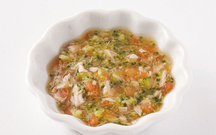 ぶりとブロッコリーのトマト煮 (離乳中期 7~8カ月ごろ)