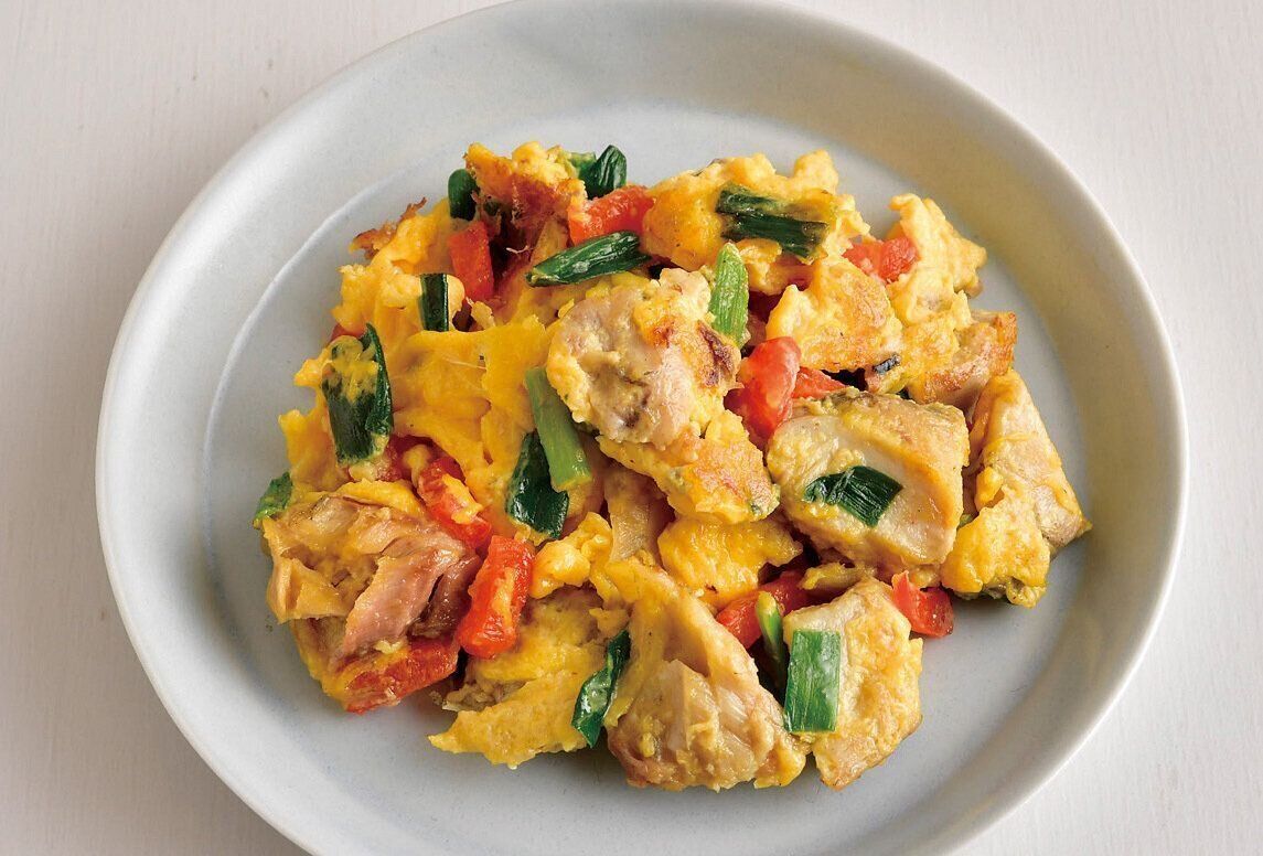 さばと野菜の卵炒め （離乳完了期 1才～1才6カ月ごろ）