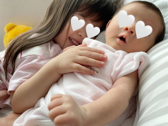 二女がまだ赤ちゃんのころの娘さんたち。