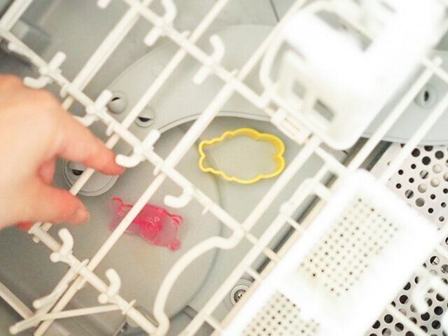 食洗機で使える100均お役立ちアイテム　セリア「食洗機用小物カゴ 2P」