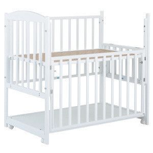 ベビーベッド［メーカー別］　カトージ　ハイタイプベッド ツーオープン ホワイト