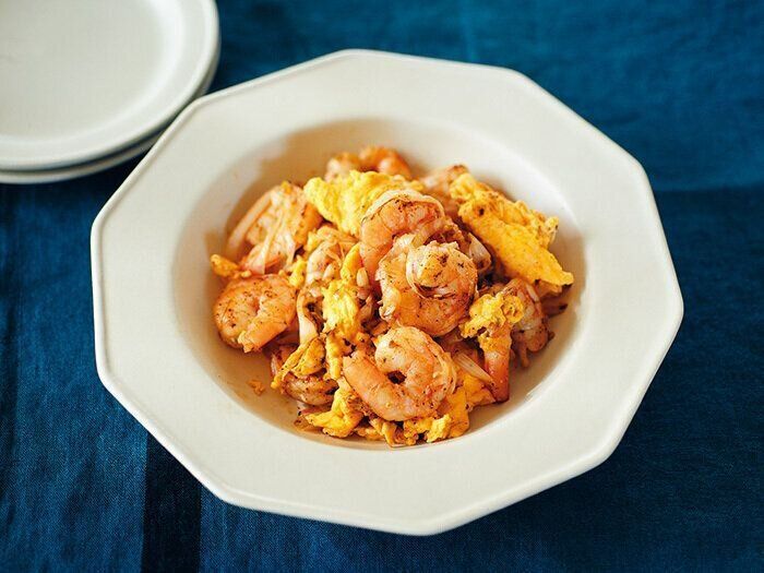 栄養豊富で低カロリーなえびをメインに