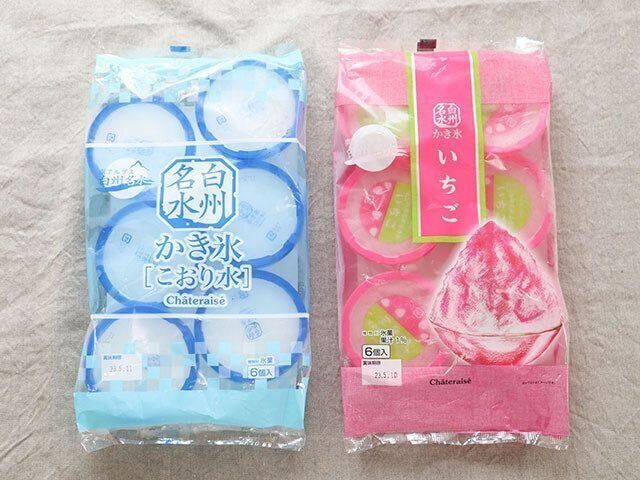 2021年夏　シャトレーゼ新作アイス紹介　白州名水 こおり水＆いちご