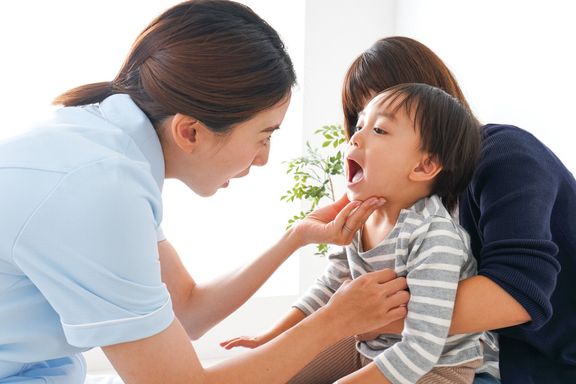 歯科医とお子様
