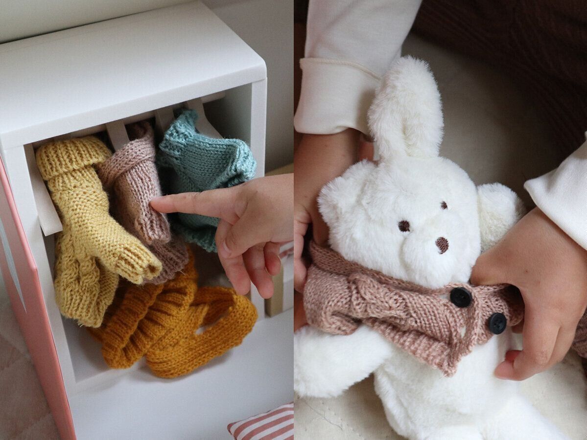 3歳　ごっこ遊び　ぬいぐるみ