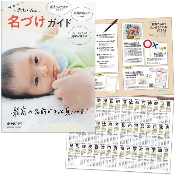 【とじ込みBOOK】赤ちゃんの名づけガイド