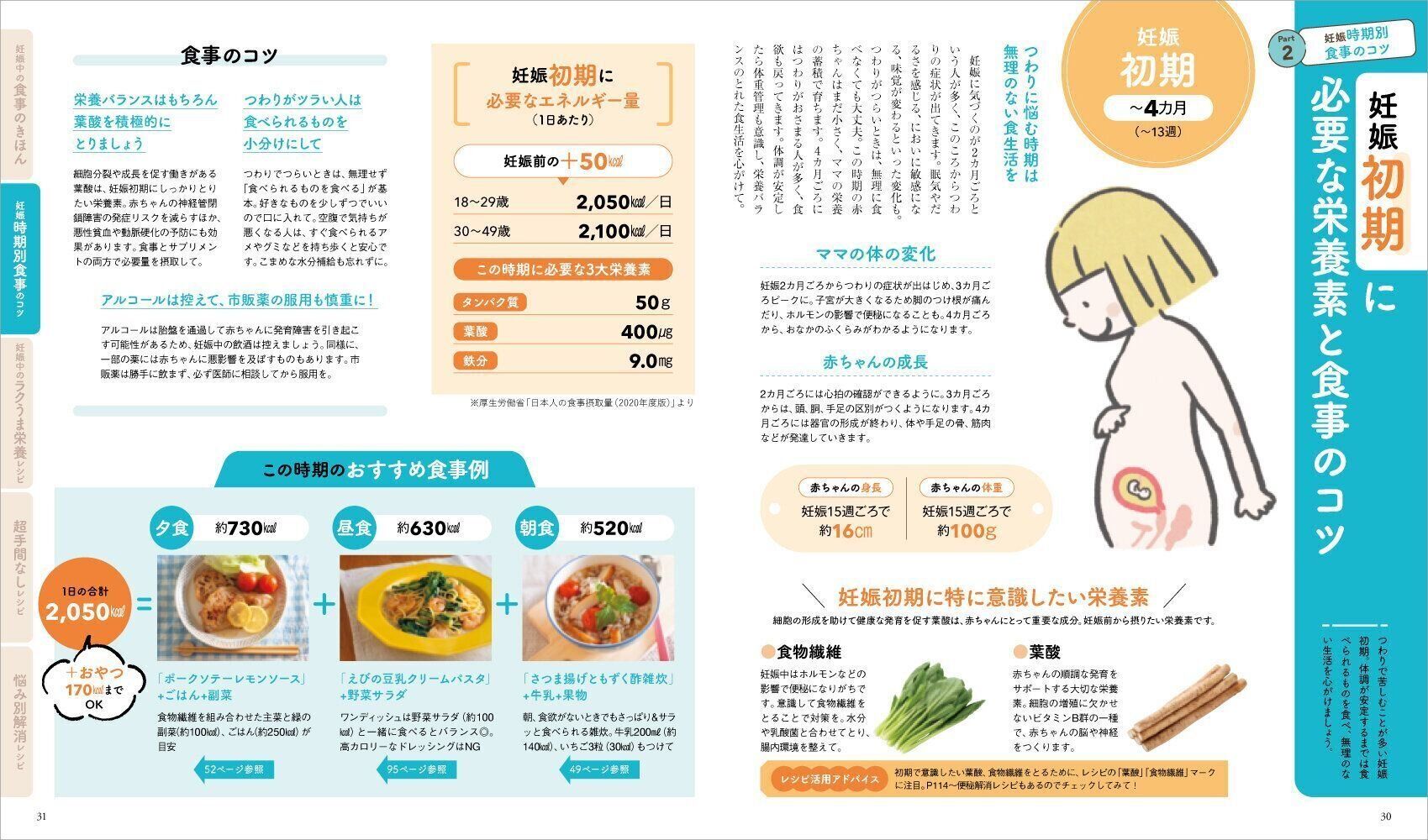 ●最新 妊娠中の食事と栄養のきほん