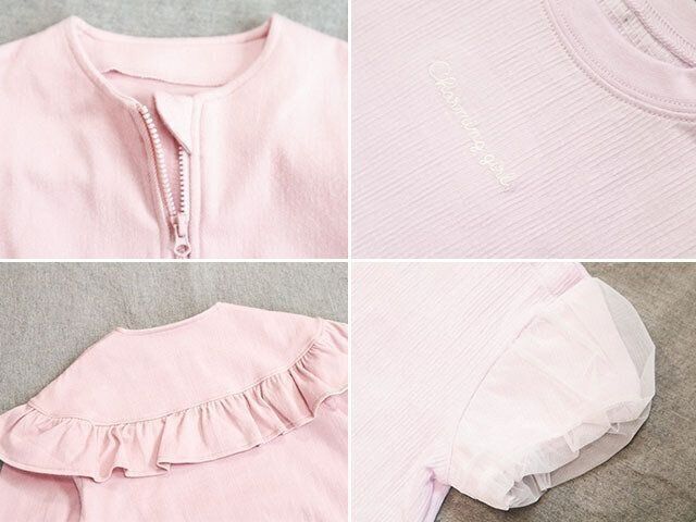 GU baby フリルブルゾン、Tシャツ