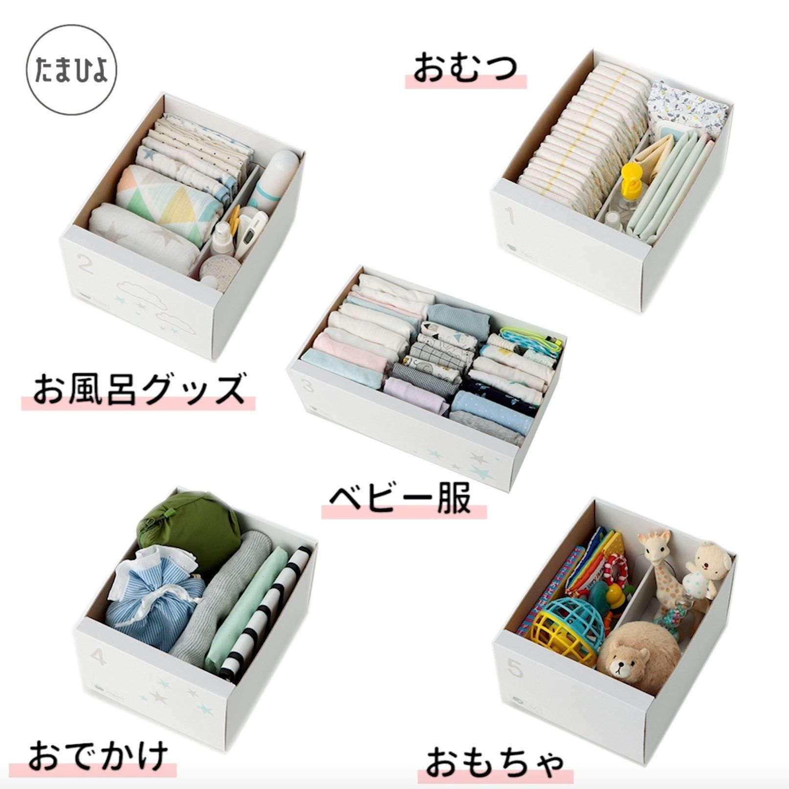引き出しなら「お世話」ごとに収納できる