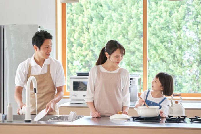 自宅でアジアの家族料理