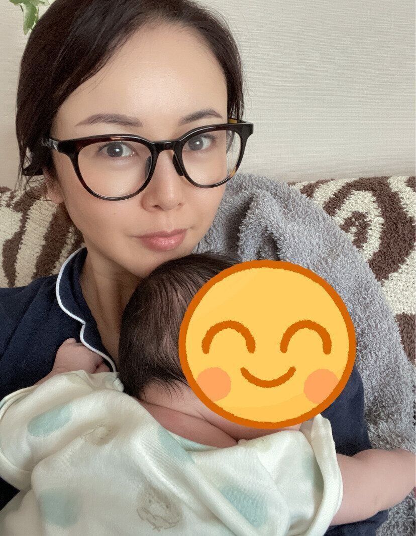 宮崎さんと息子さん。