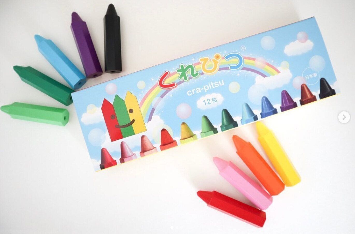 ダイソー 無印良品 クレヨンデビューにおすすめ 消毒もできる 万能クレヨン4選 たまひよ