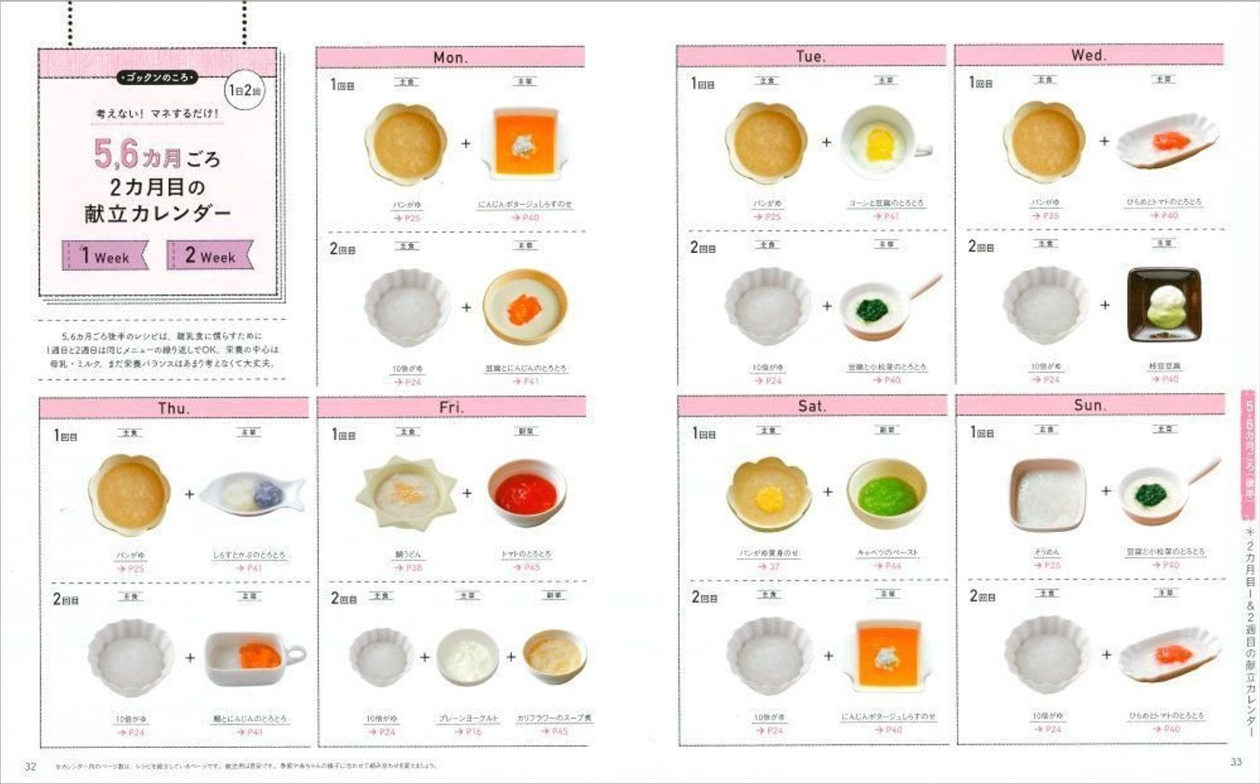 初めてママ パパのための 365日の離乳食カレンダー たまひよ 初めてママ パパのための 365日の離乳食カレンダー たまひよ