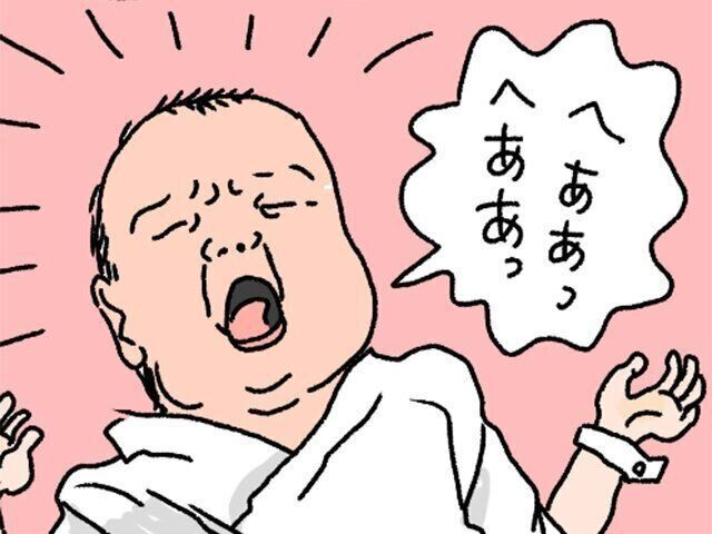 ツボウチさんたまひよ連載　初めての母子同室
