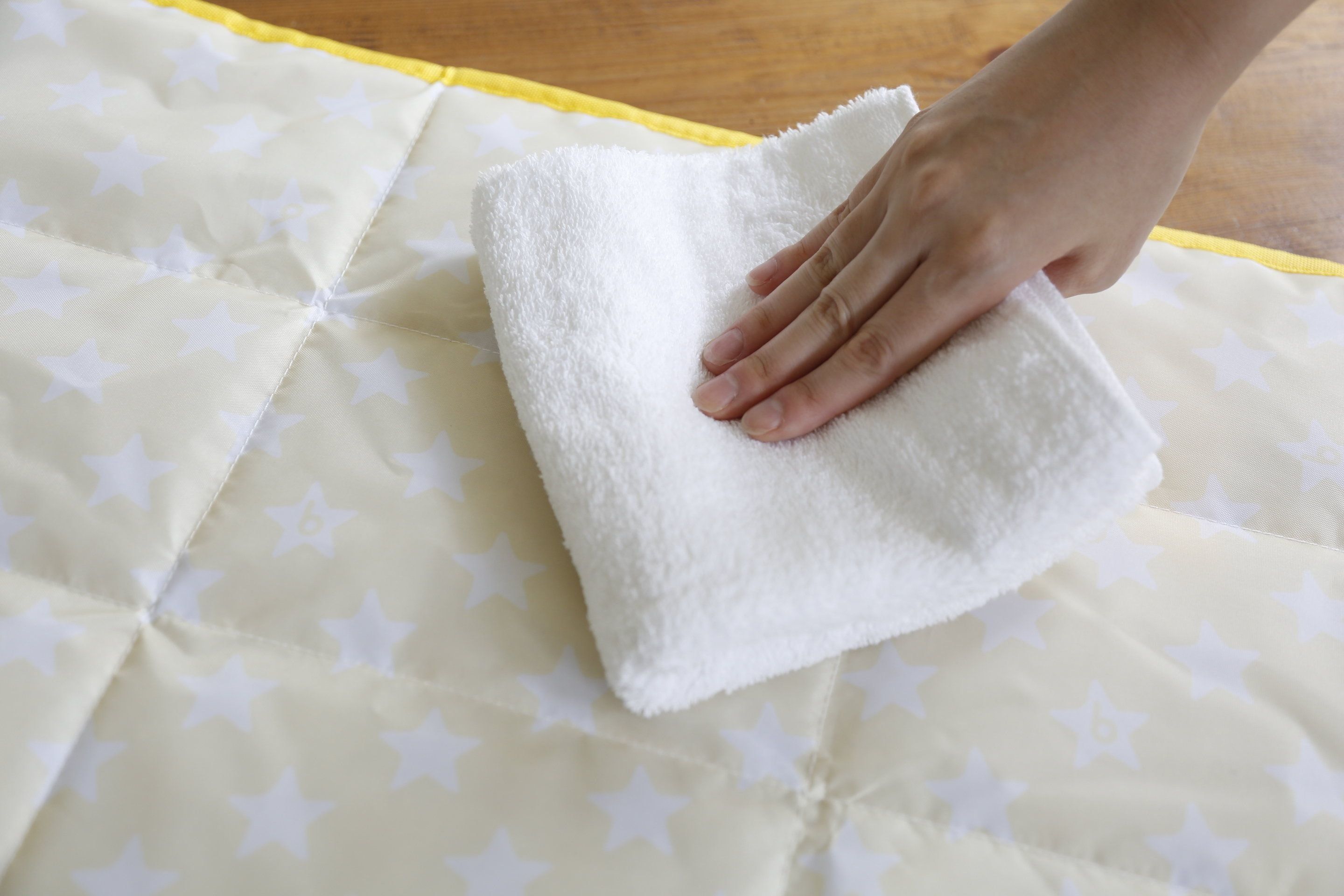 おむつ替えマット。撥水加工