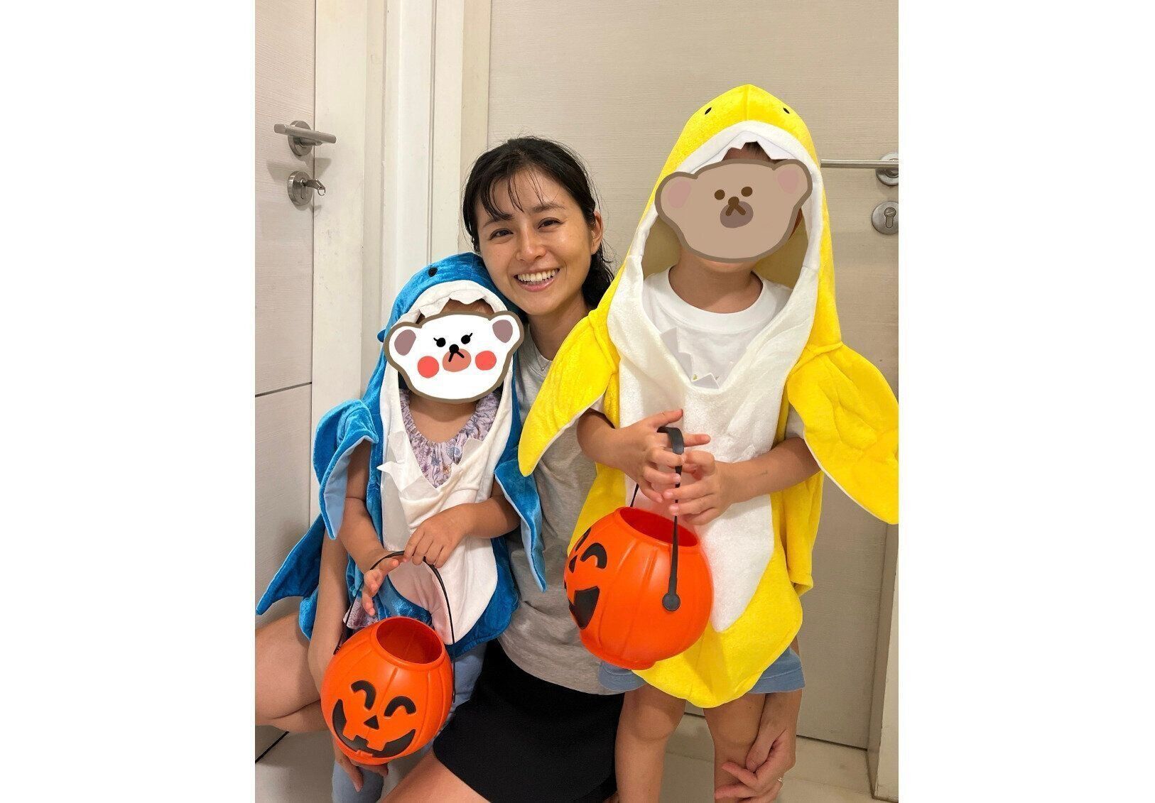 ハロウィンで、かわいい「Baby Shark」に仮装！