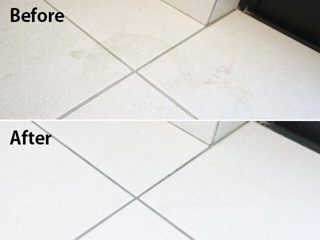 カインズ　玄関タイルの汚れを落とすブラッシングスポンジ伸縮柄