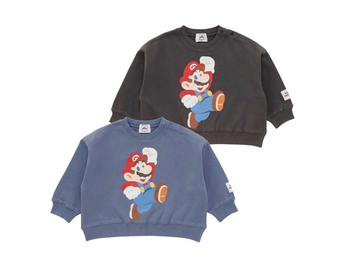 「マイマリオ トレーナー マリオ」 メーカー：バンダイ 価格：2530円 サイズ：80cm／90cm／95cm／100cm