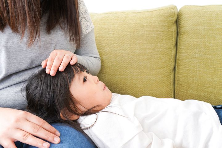 子供と母は風邪をひいた