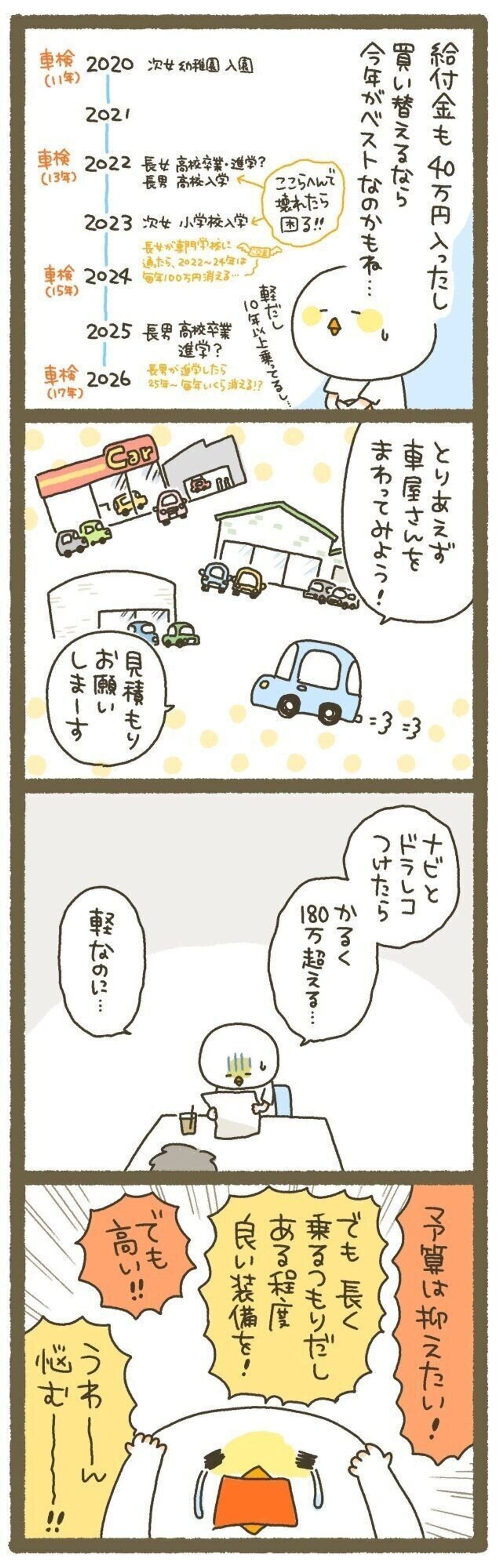 えっ 車検に25万円 車 買い替えます 前編 10年ぶりに出産しました 177 たまひよ えっ 車検に25万円 車 買い替えます 前編 10年ぶりに出産しました 177 たまひよ