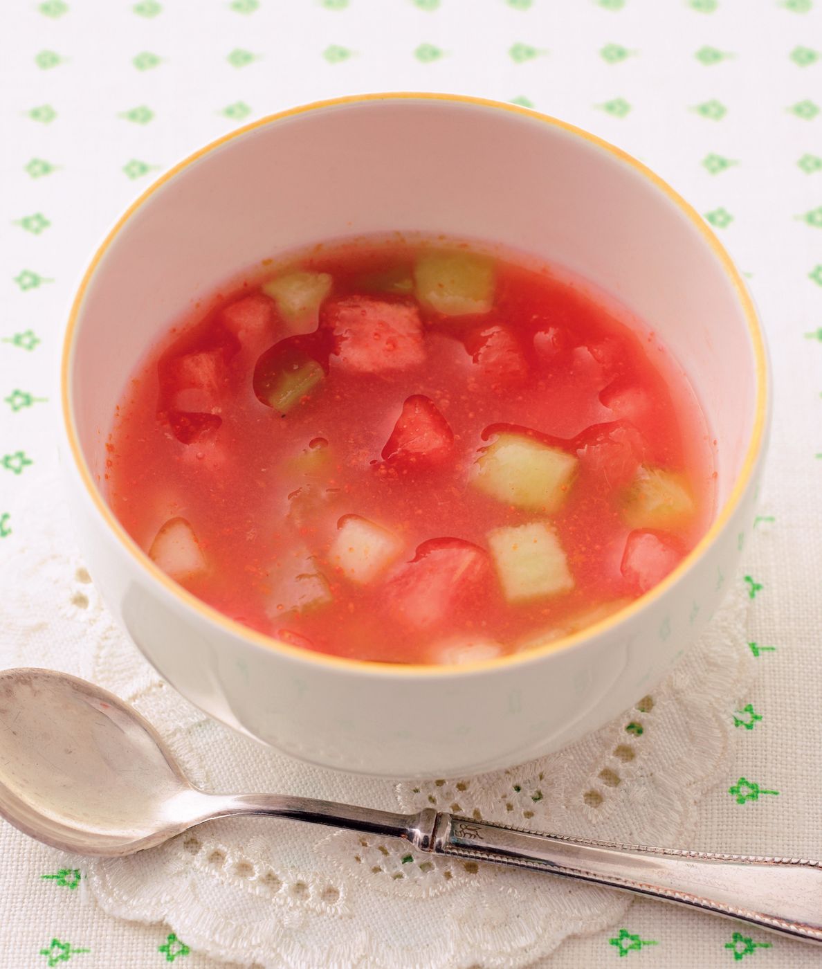 すいかとメロンのトロトロ冷たいスープ 作り方 レシピ 離乳食後期9 11ヶ月ごろ たまひよ すいかとメロンのトロトロ冷たいスープ 作り方 レシピ 離乳食後期9 11ヶ月ごろ たまひよ