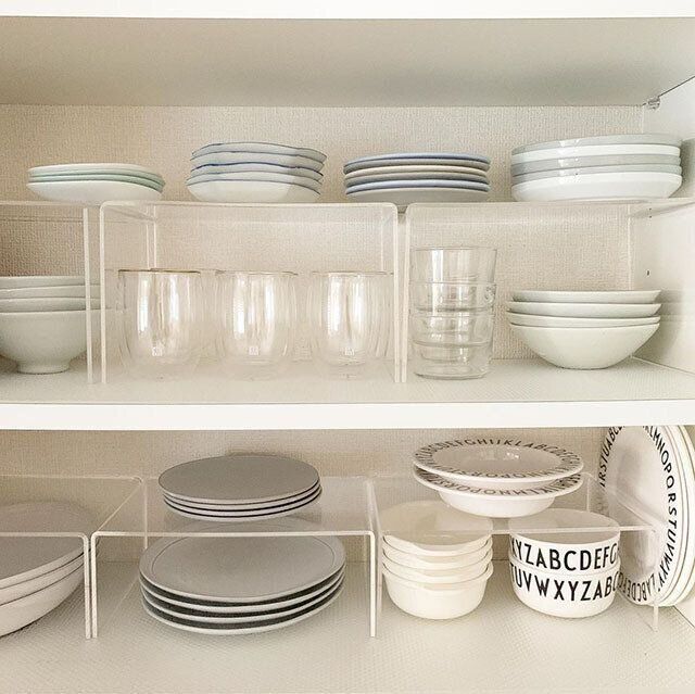 shiroiro.home 収納アイテムTOP５　無印良品の「アクリル仕切棚」