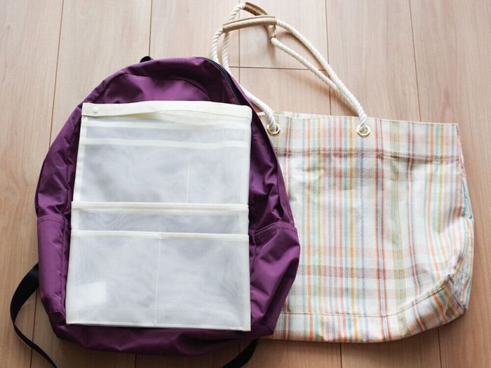 【無印良品】子連れ外出がラクになる!バッグの中がスッキリする「バッグインバッグ」活用法