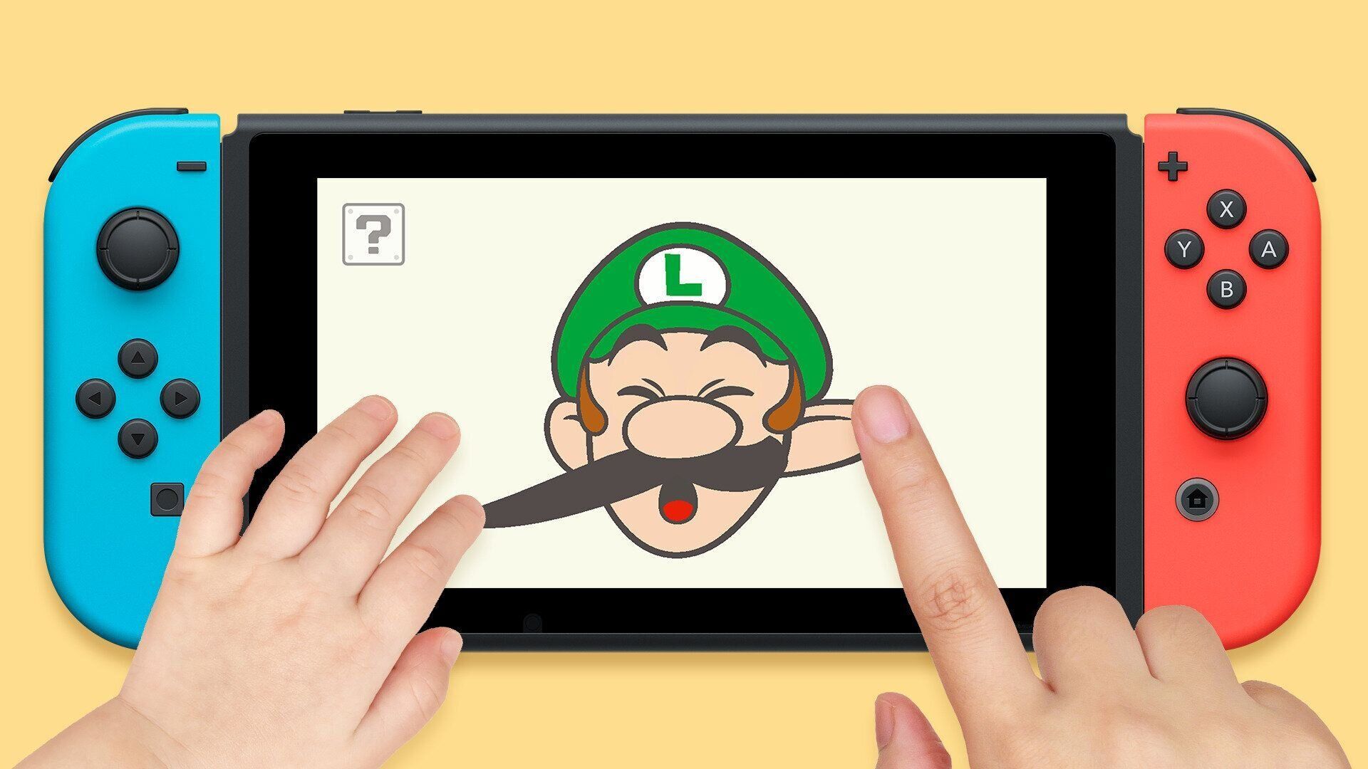 Nintendo Switch向けアプリ「かおルイージ」（任天堂） 価格：無料　対象年齢：全年齢