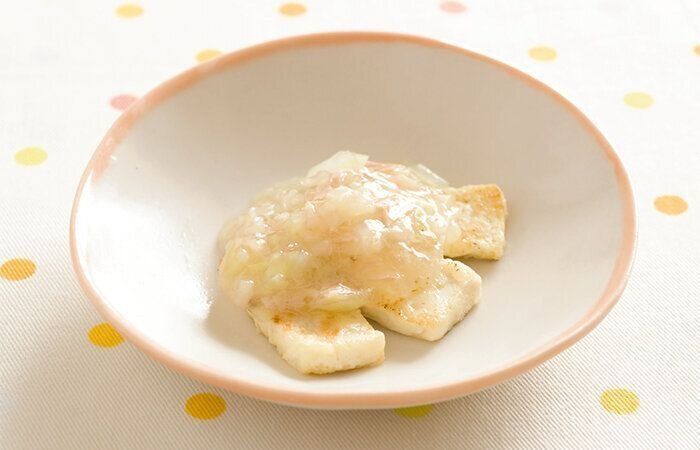 豆腐ステーキのツナあんかけ 作り方・レシピ 離乳食後期9~11ヶ月ごろ