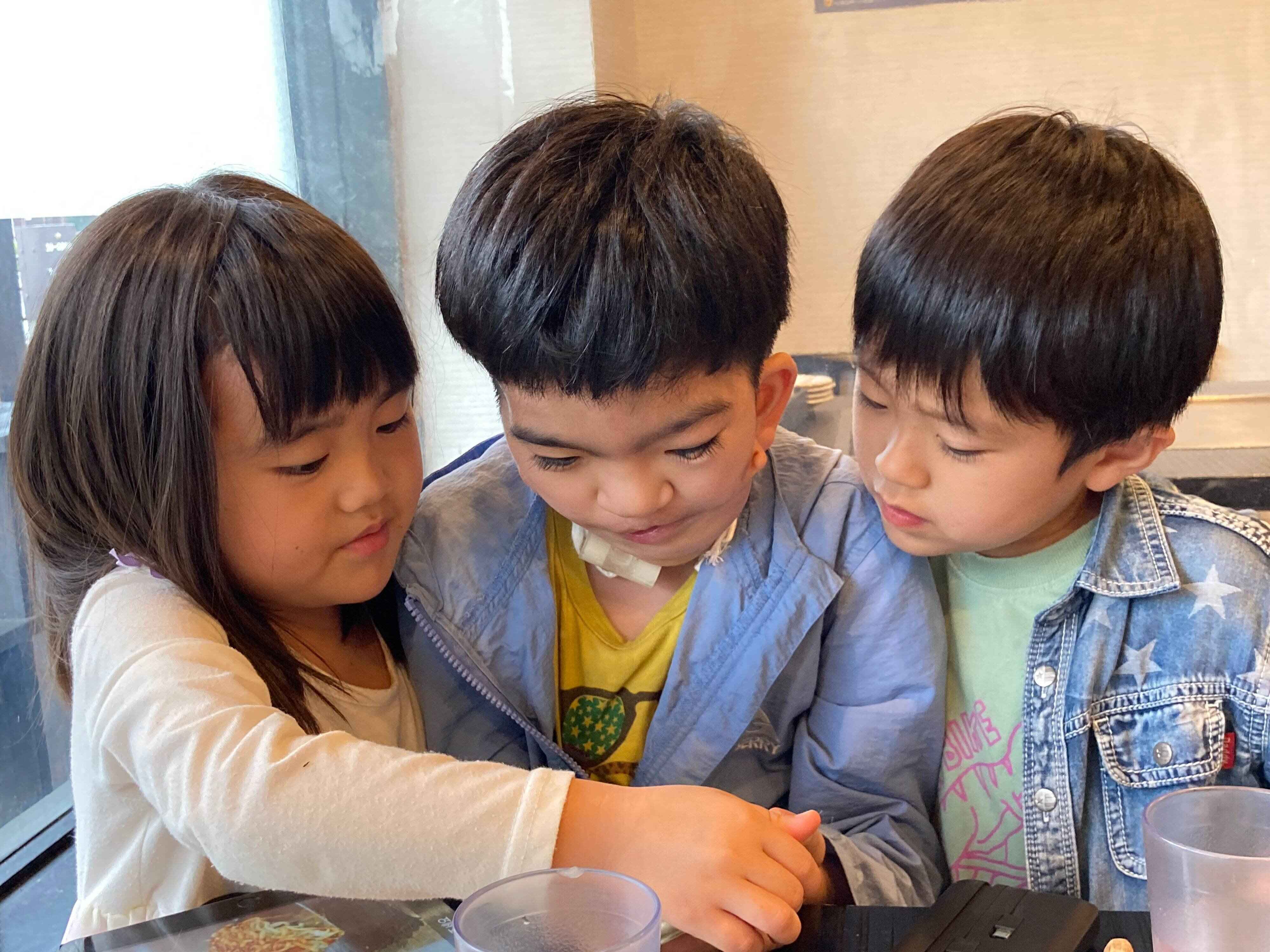 長女、Mくん、二男