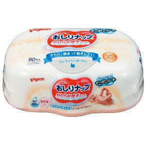 おむつグッズ［おしりふき］　ピジョン　おしりナップ® やわらか厚手仕上げ（化粧水タイプ）
