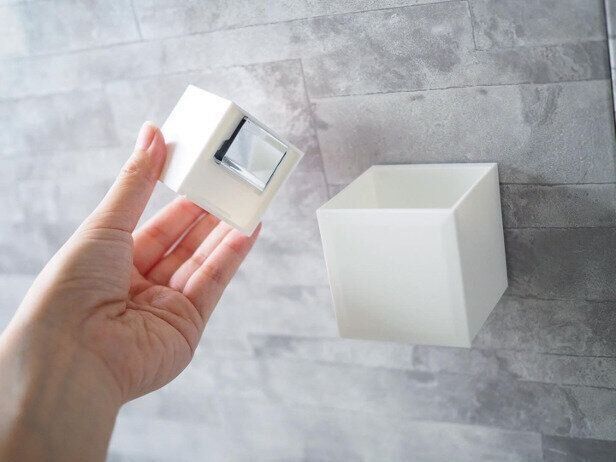 お風呂にもキューブポケットはくっつく