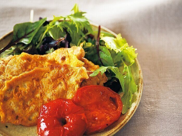 動・植物タンパク質に抗酸化食トマトを添えて！