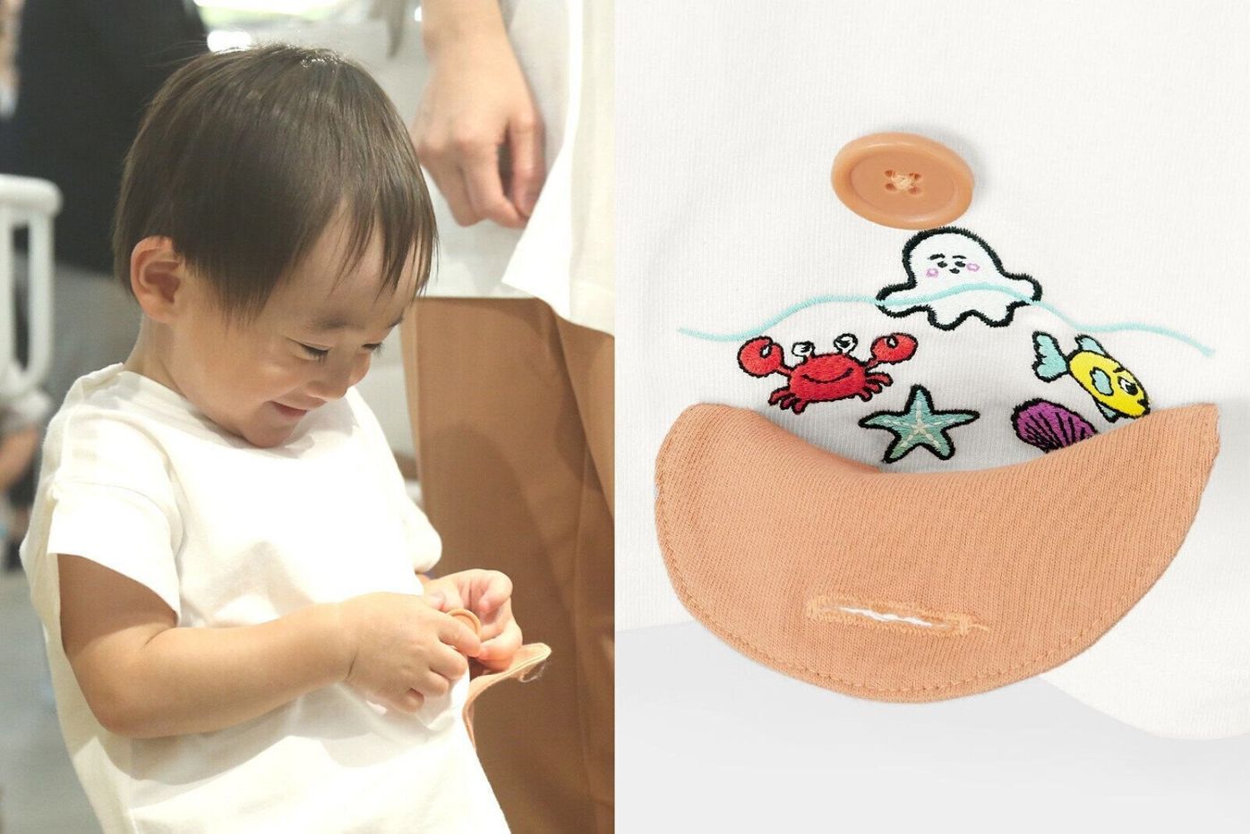 赤ちゃんの感性を育む服 Gu Baby と シナぷしゅ コラボベビー服が新登場 たまひよ 赤ちゃんの感性を育む服 Gu Baby と シナぷしゅ コラボベビー服が新登場 たまひよ