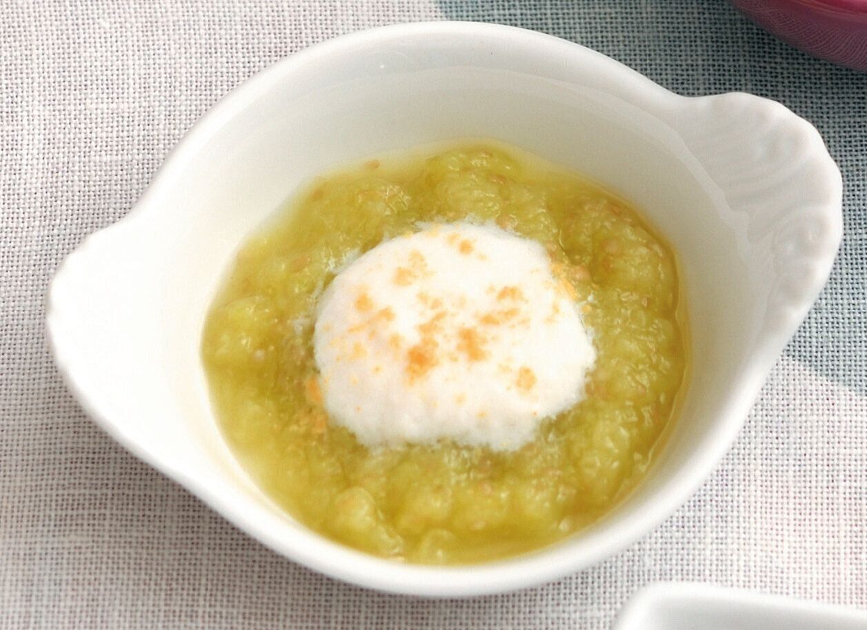 なすとかれいの煮もの （離乳初期 5～6カ月ごろ）