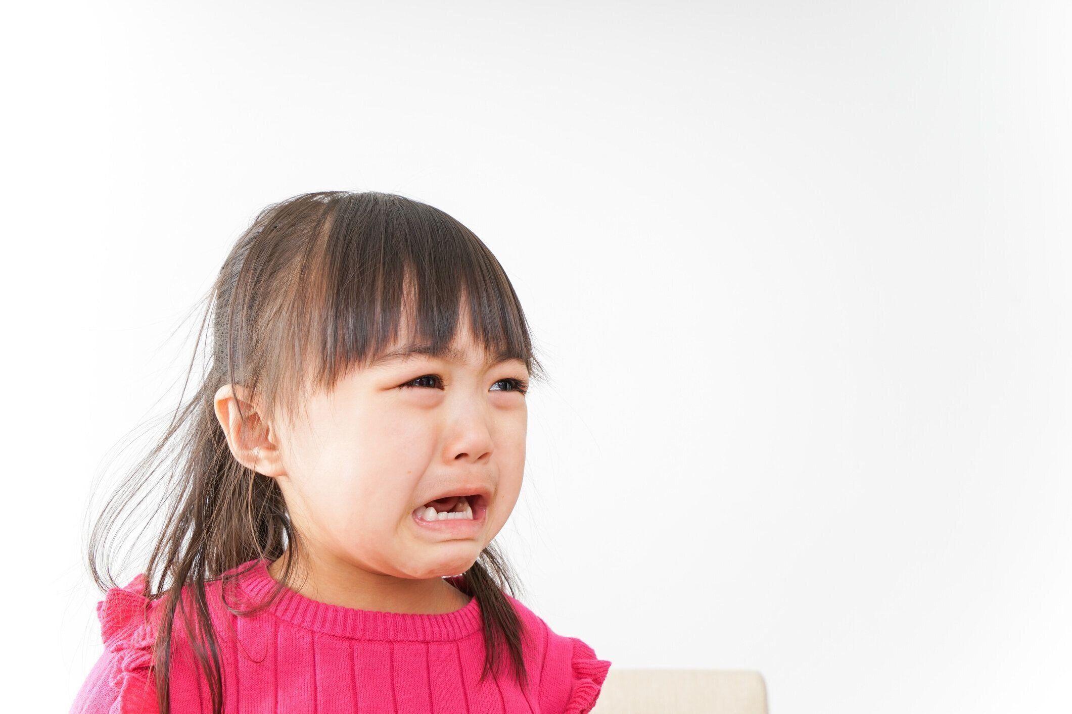 泣いている子のイメージ