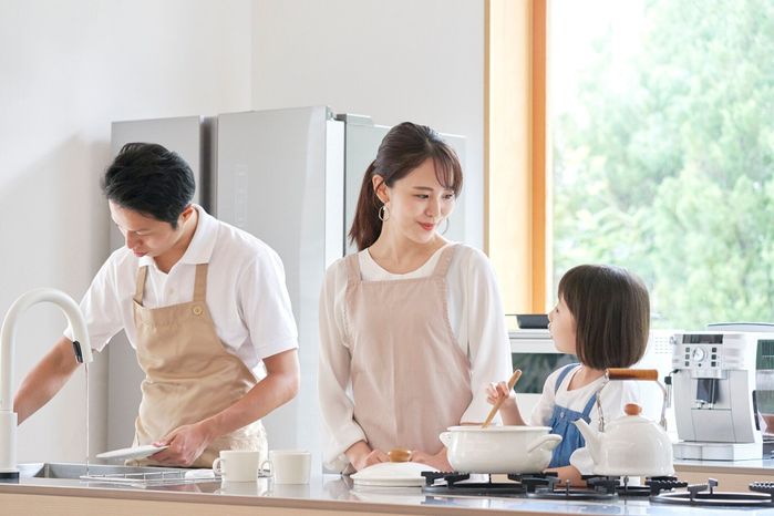 自宅でアジアの家族料理
