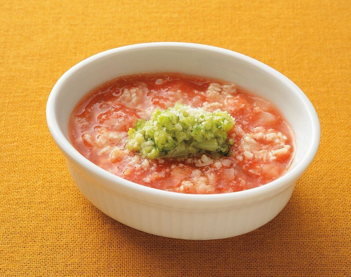 鶏ひき肉とじゃがいも＆トマトのチーズ風味 （離乳中期 7～8カ月ごろ）