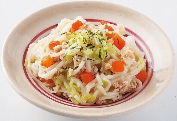 豚肉とキャベツのそうめんチャンプルー (離乳後期 9~11カ月ごろ)