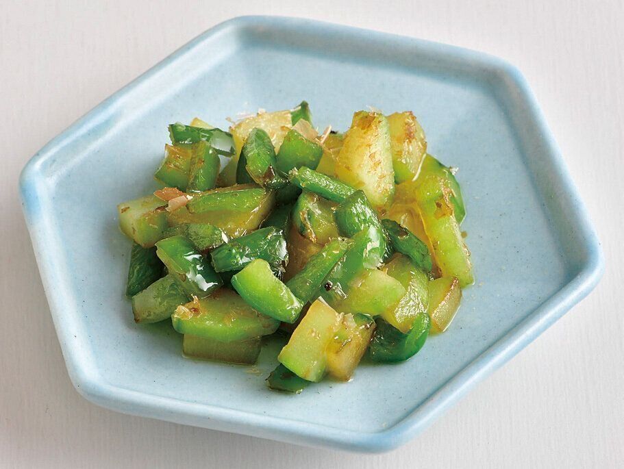 きゅうりとピーマンのおかか炒め （離乳完了期 1才～1才6カ月ごろ）