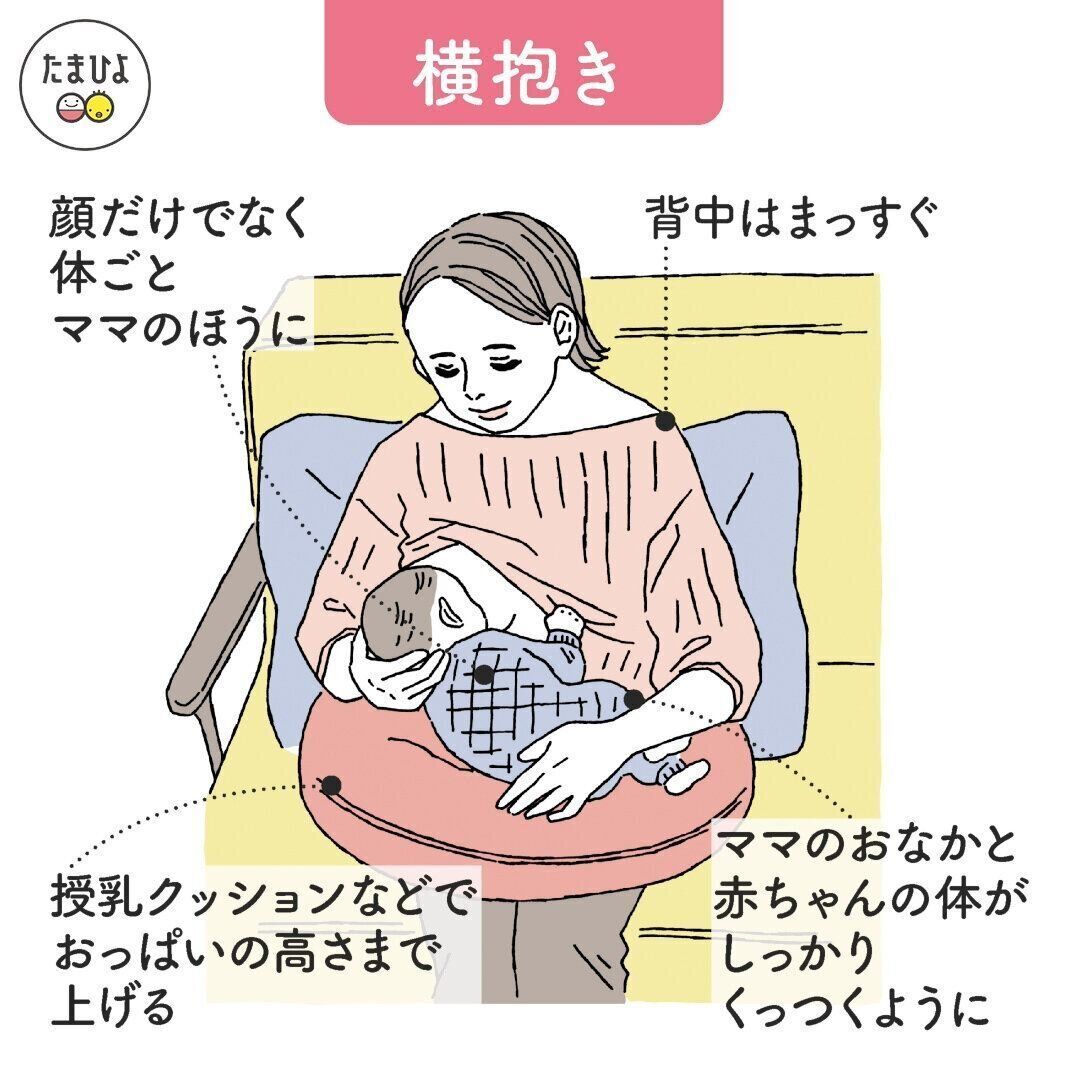 赤ちゃんがリラックスできる姿勢を選ぶのが正解！