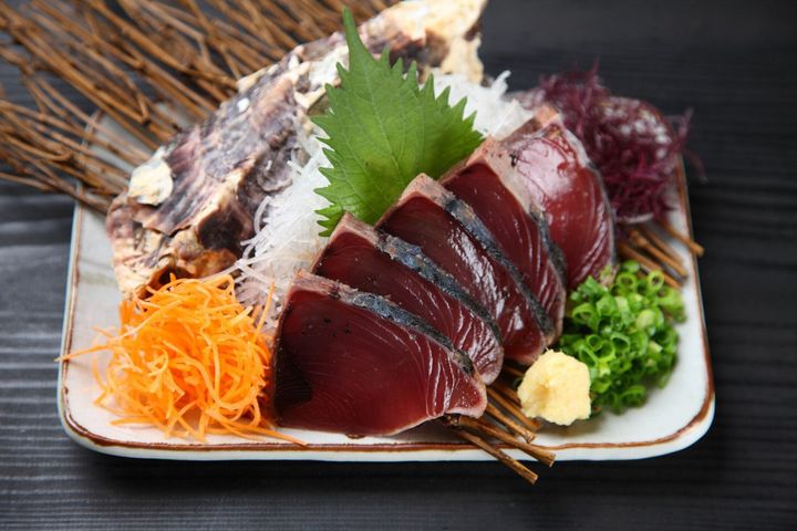 カツオ刺身