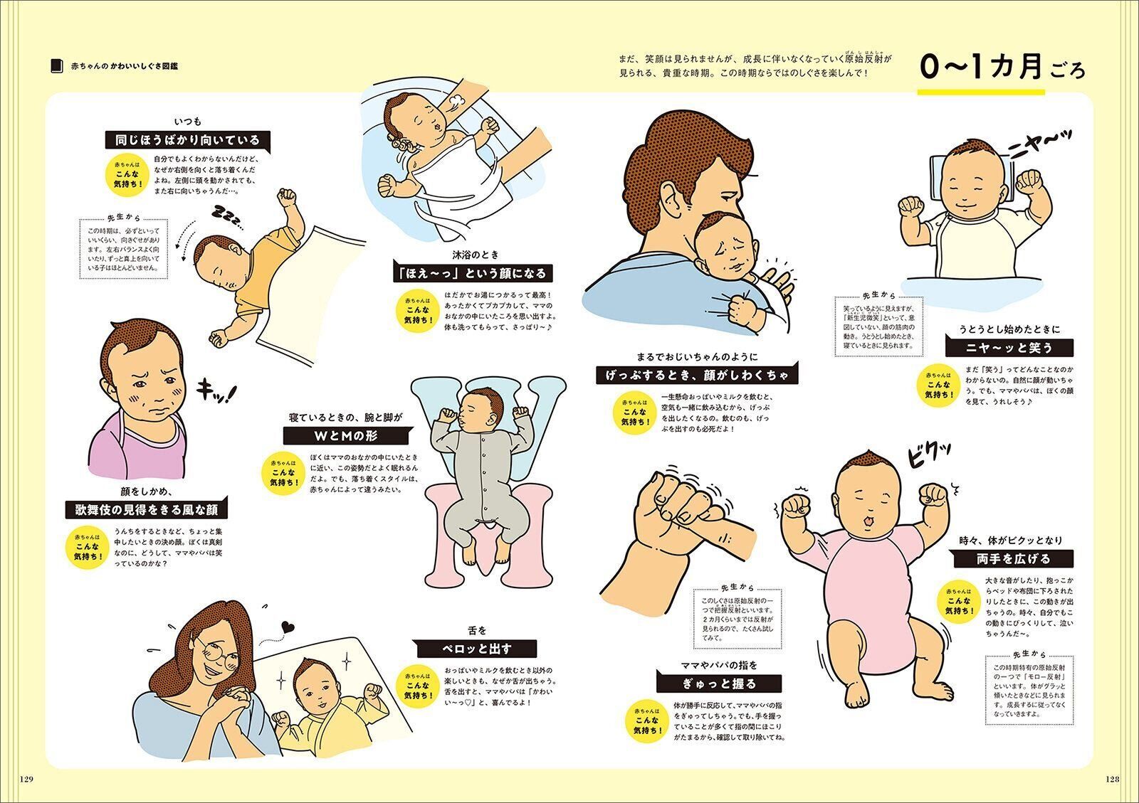 【特集】0～3カ月赤ちゃんのかわいいしぐさ図鑑