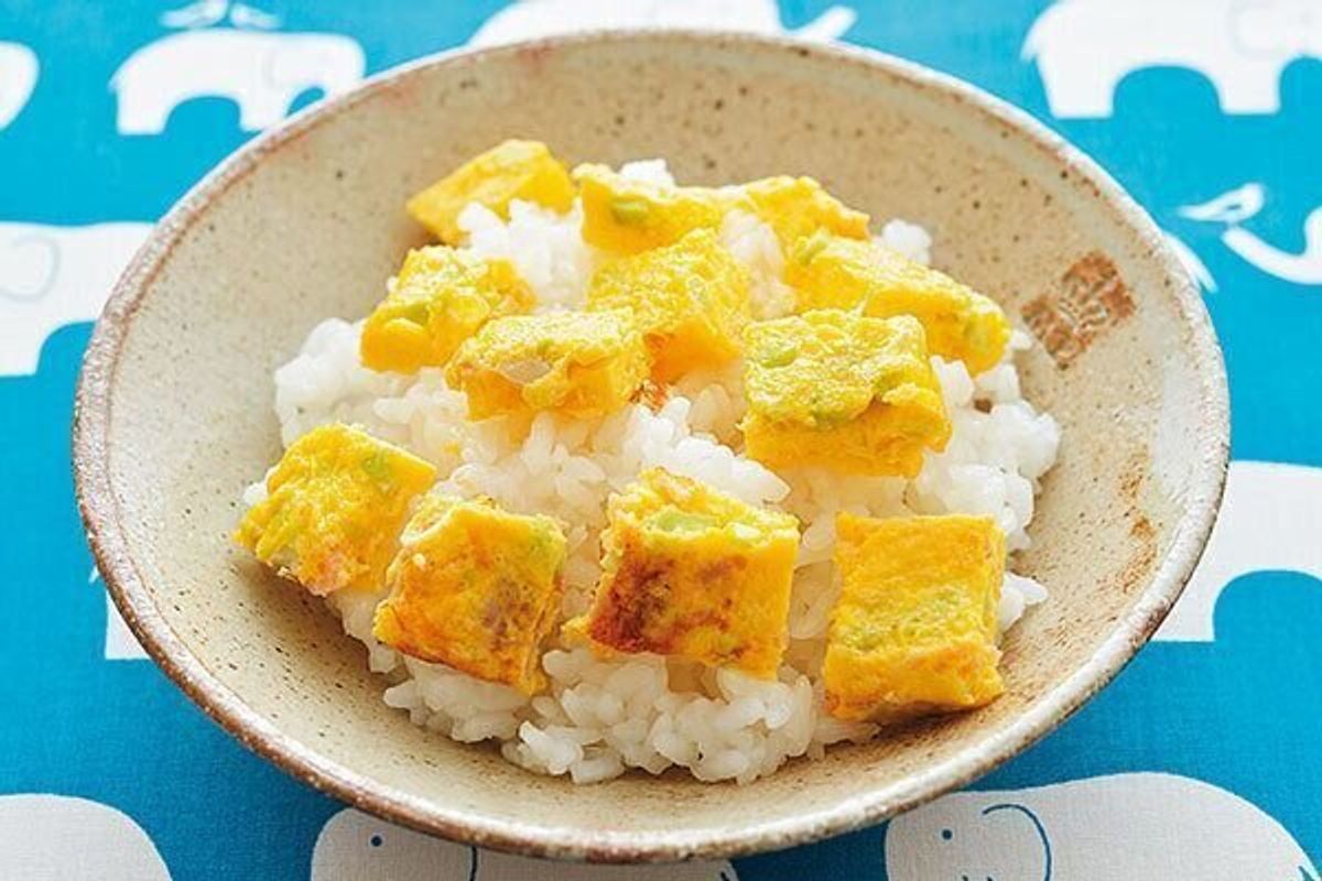 鮭中骨の卵のせごはん 大人2人 子ども1人分 幼児食レシピ たまひよ 鮭中骨の卵のせごはん 大人2人 子ども1人分 幼児食レシピ たまひよ