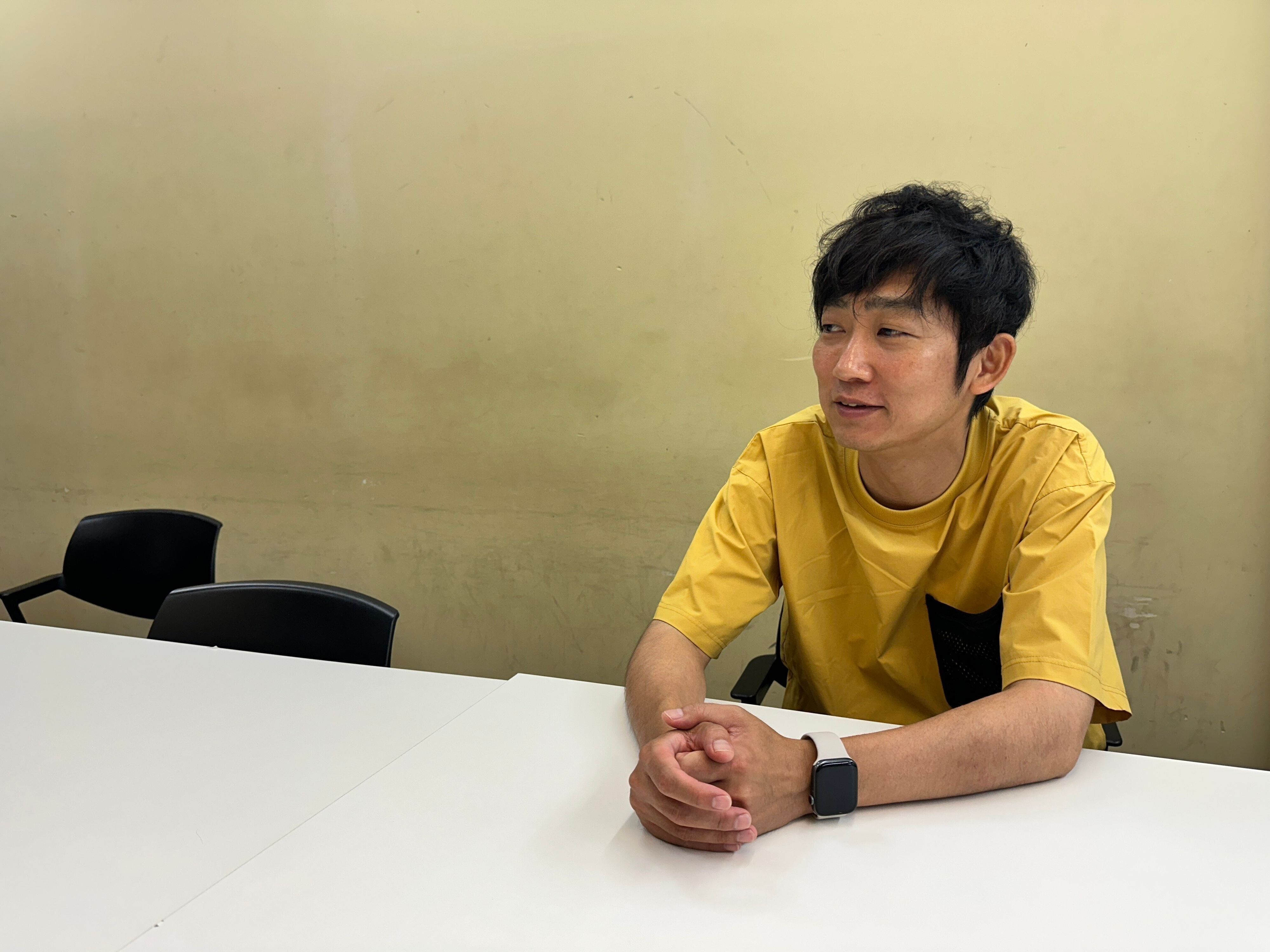 インタビュー中も、子どもたちの話になると、パパの優しい顔になる石田さん。