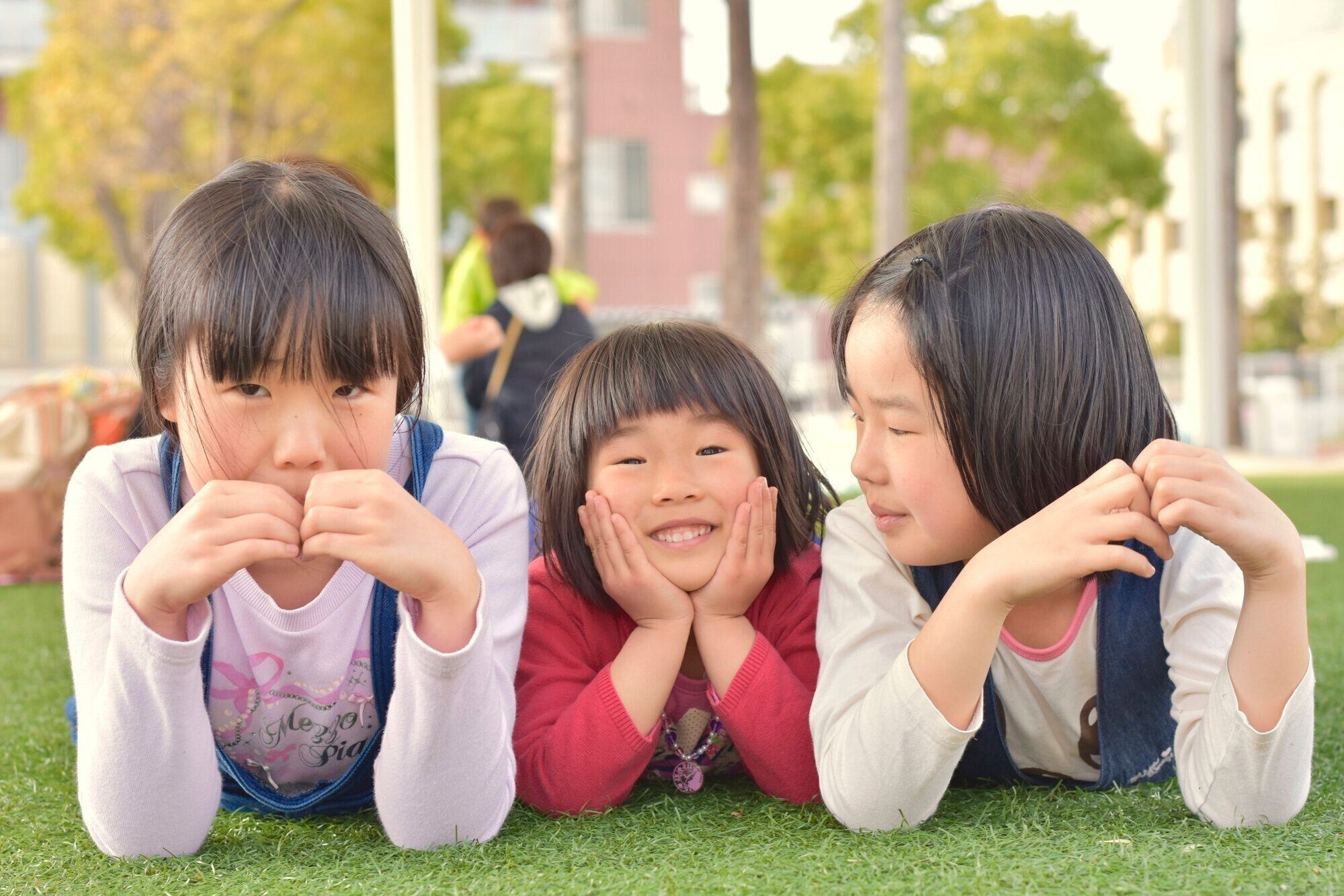 3人きょうだい、真ん中は要領よし!?