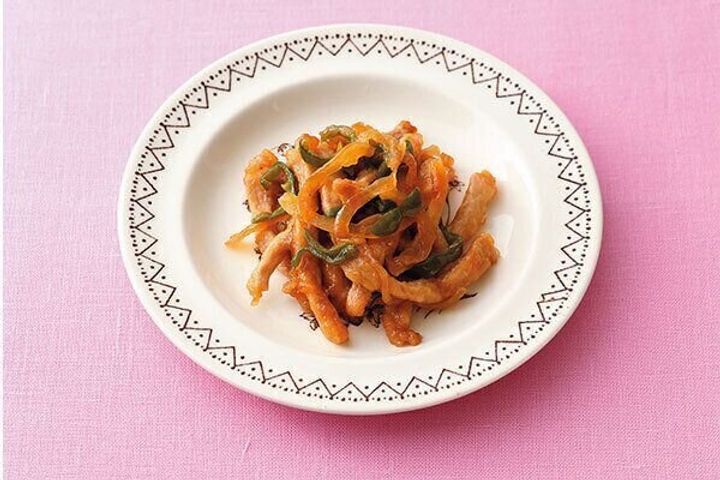 細切り豚肉のしょうが焼き 大人2人 子ども1人分 幼児食レシピ たまひよ 細切り豚肉のしょうが焼き 大人2人 子ども1人分 幼児食レシピ たまひよ