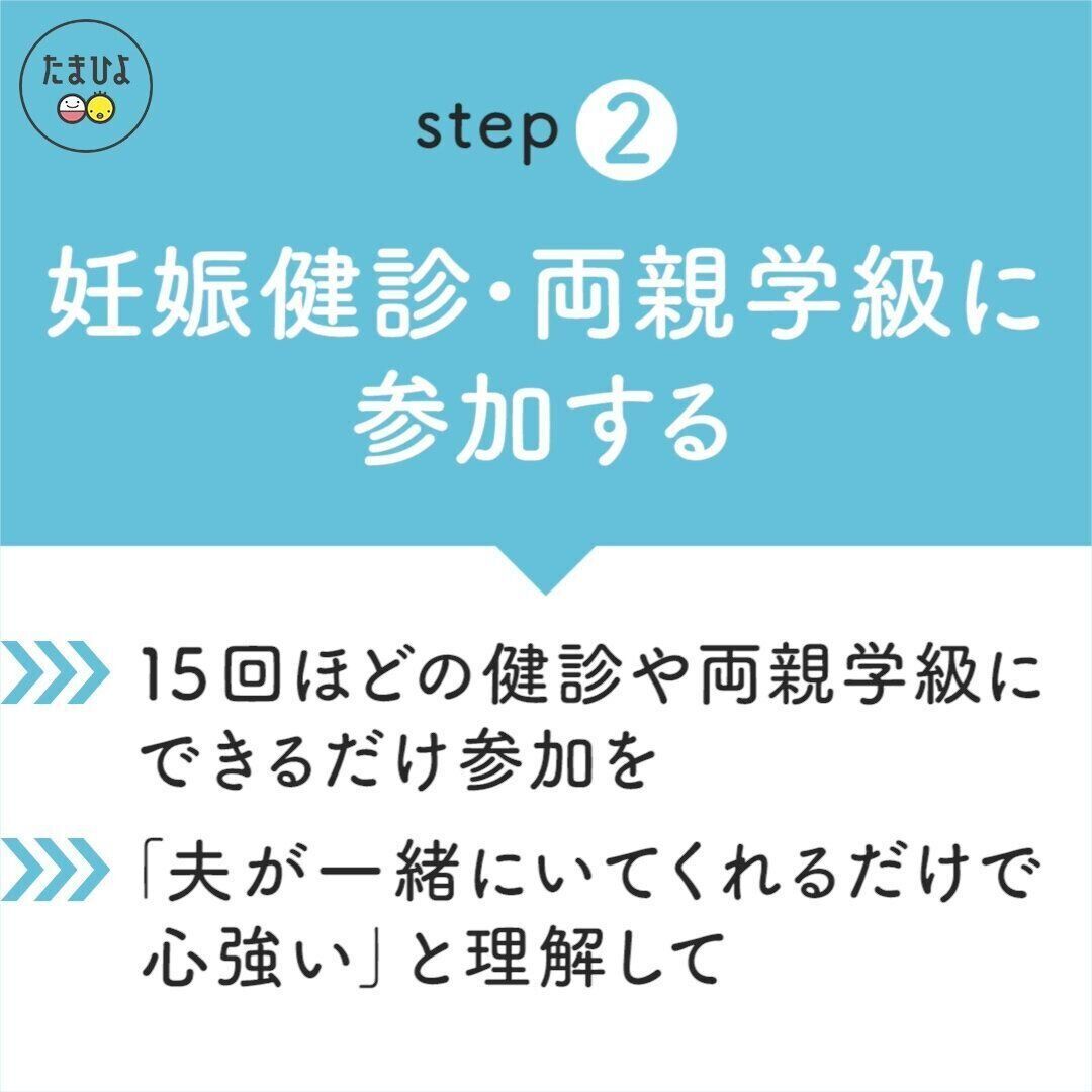妻を支えるstep2「妊娠健診・両親学級に参加する」